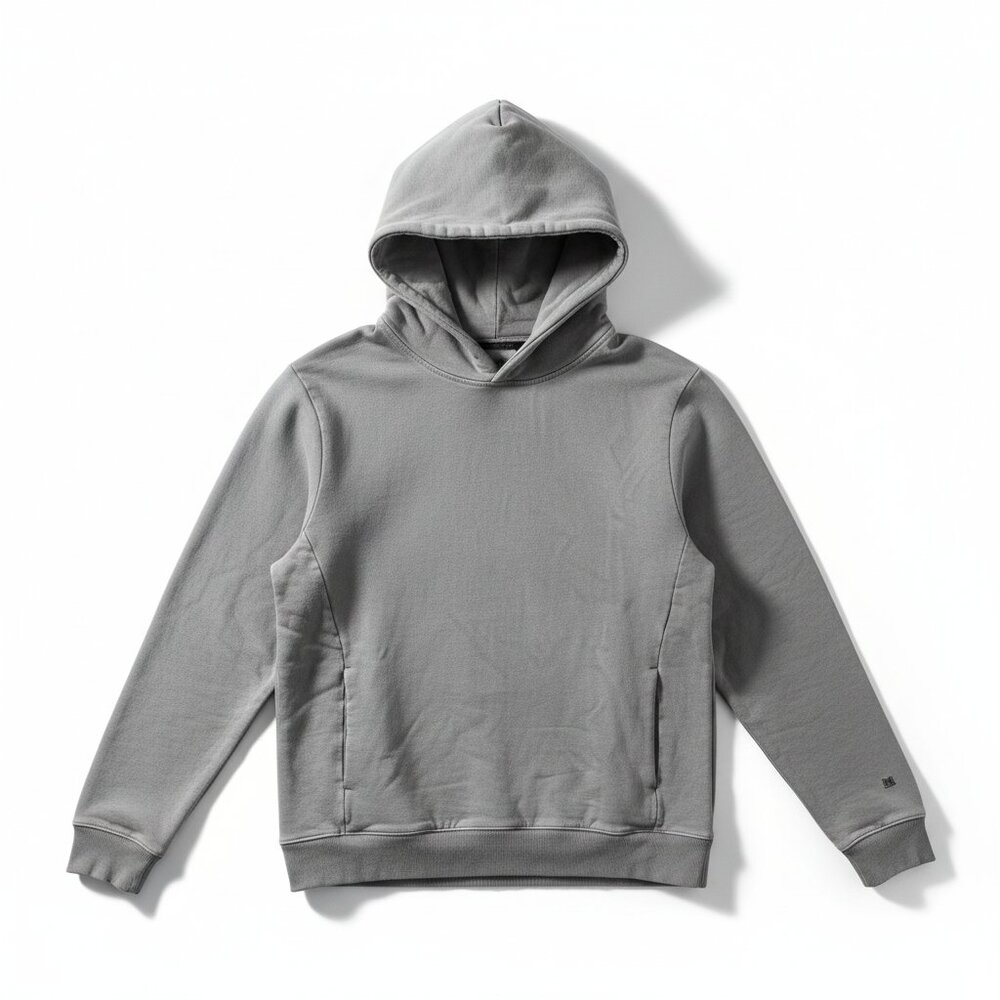 Plain Gray Minimalist Hoodie